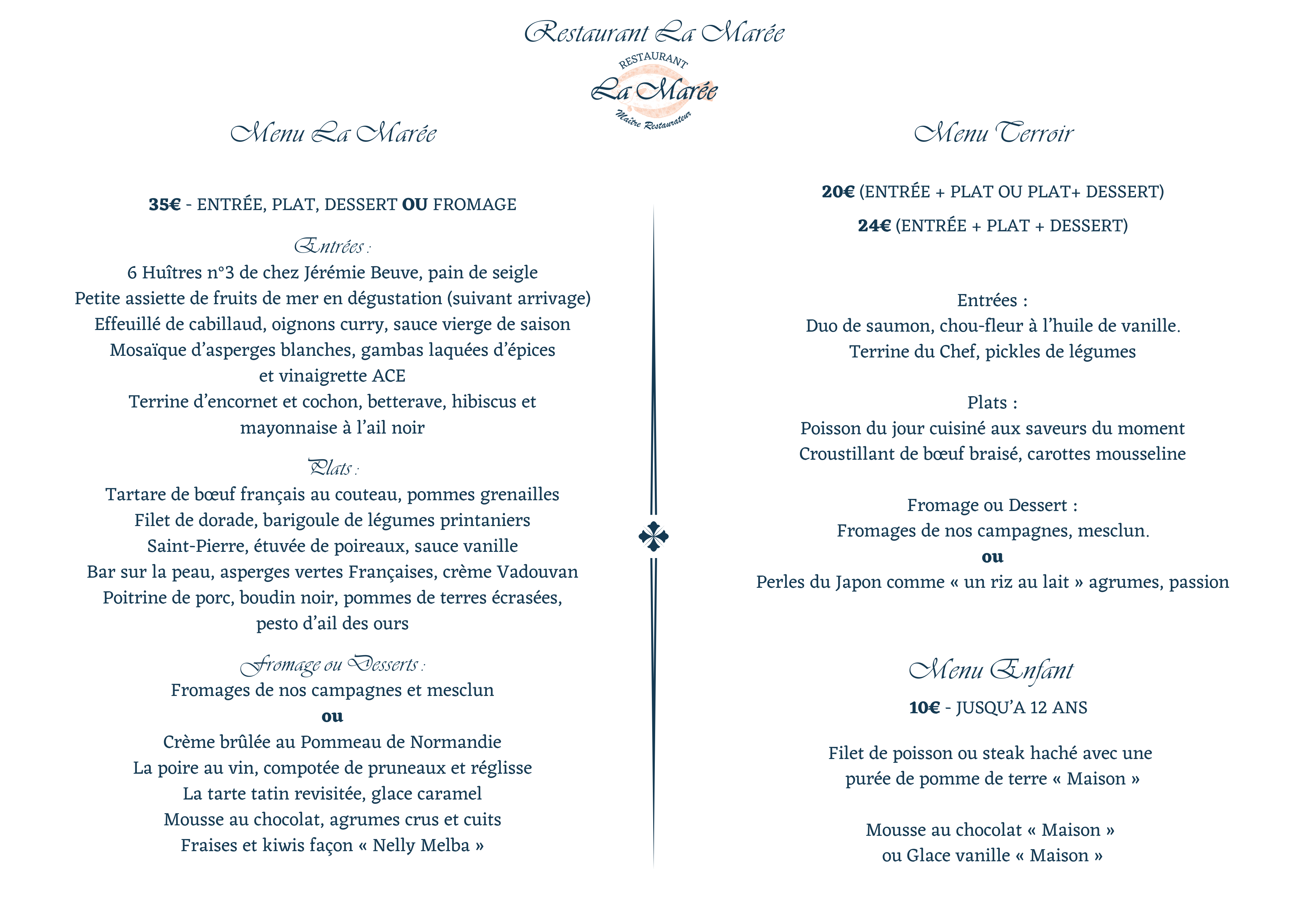 Menu digital
